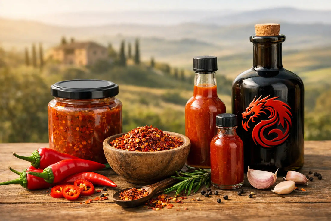Artisan Chili Products mit feiner Toskana-Schärfe