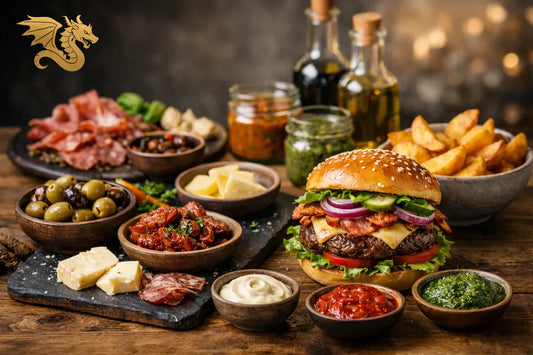 Beste Feinkost für Burger-Abende auswählen