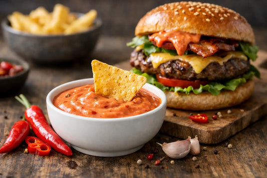 Chili Dip für Burger, der wirklich passt