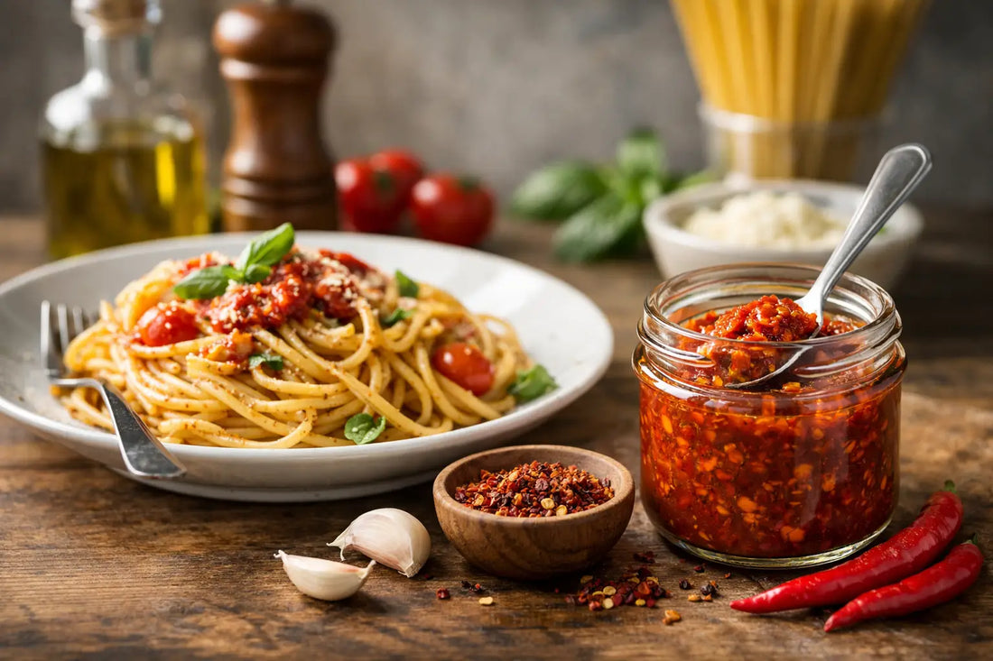 Chili Paste für Pasta richtig einsetzen