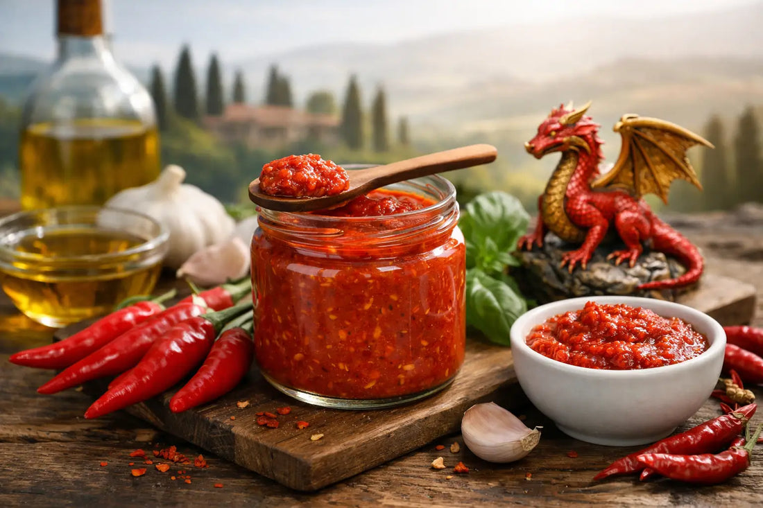 Bewertung der toskanischen Peperoncino-Creme