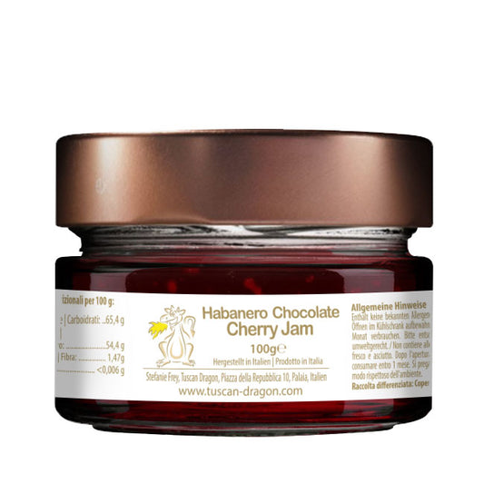 Habanero Chocolate Cherry Jam 100g