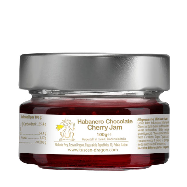 Habanero Chocolate Cherry Jam 100g